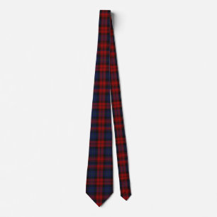 Gravata Laço vermelho e azul de MacLachlan de Tartan da
