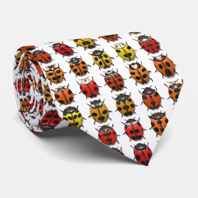 Gravata Lady Bugs 1 Tie (Rolled)