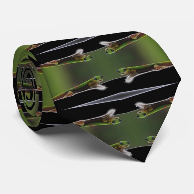 Gravata Lagarto Havaiano Gecko (Rolled)