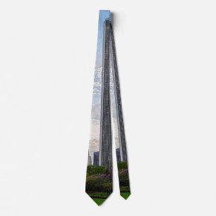 Gravata Lago Shore Park Painterly Neck Tie