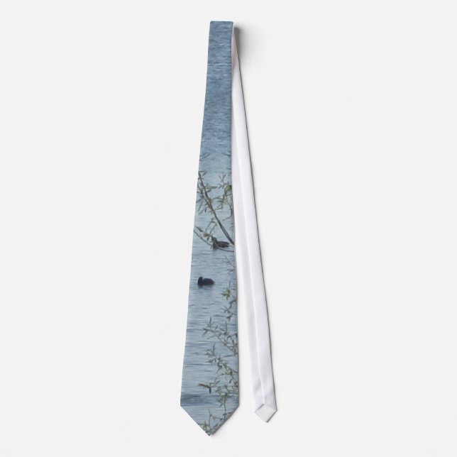 Gravata Lake Birds Necktie (Frente)