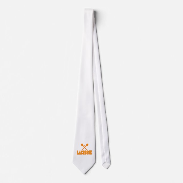 Gravata Laranja do Lacrosse (Frente)