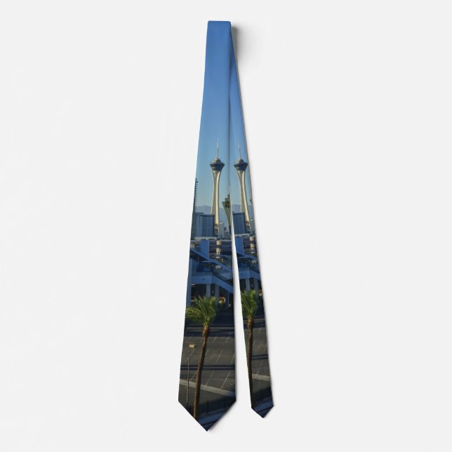 Gravata Las Vegas Strip Ahead Neck (Frente)