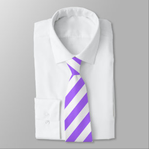 Gravata Lavanda-bebê Roxo-branco