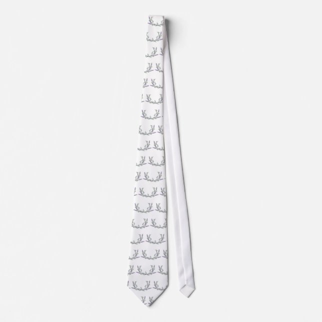 Gravata Lavanda e Eucalyptus (Frente)