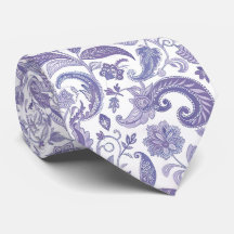 Lavanda e White Paisley
