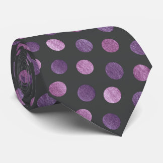 Gravata Lavanda Elegante e Cinza de carvão personalizado