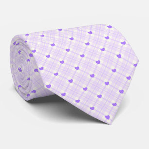 Gravata Lavanda Love Xadrez