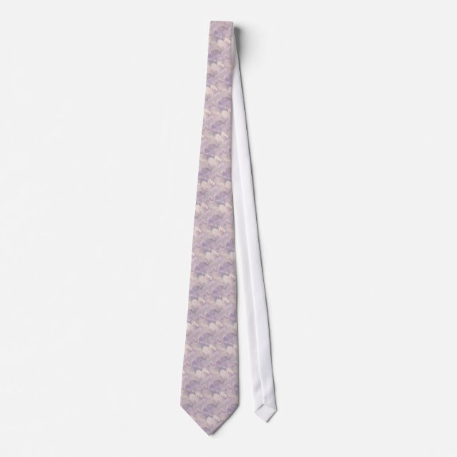 Gravata Lavanda Peacock Tie (Frente)