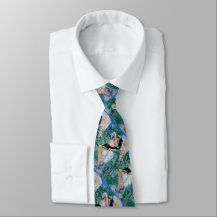 Gravata Le Printemps Manet Fine Art Painting Necktie