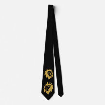 Leão Com Coroa - Estilo Dourado 1