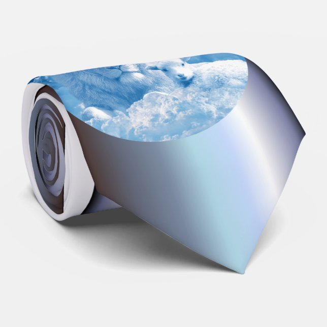 Gravata Leão e Lambe nas Nuvens (Rolled)