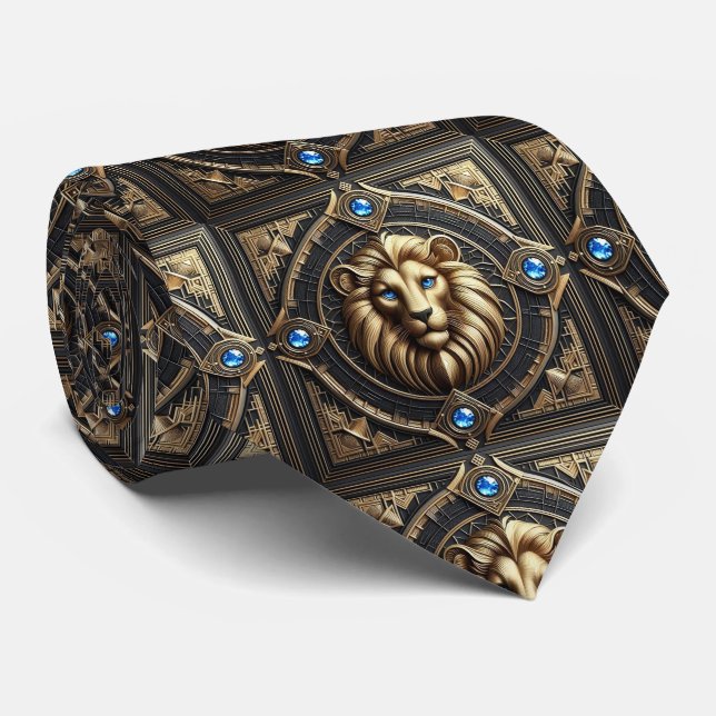 Gravata Leão Rugindo | Moda Masculina (Rolled)