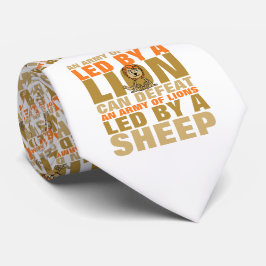 Gravata Led Por Um Leão