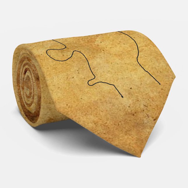 Gravata Legal Cara, Tie! (Rolled)