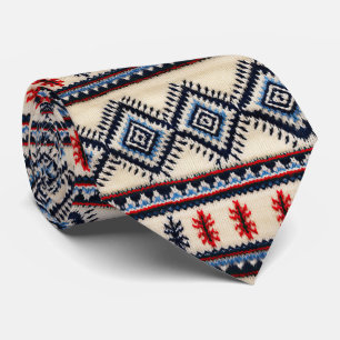 Gravata Legal padrão ladrilhado de bordados ocidentais