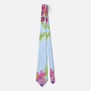 Gravata Leggings de Envoltório com Padrão de Flores Silves