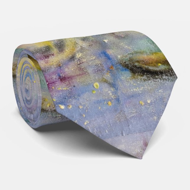 Gravata Lemony abstraction (Rolled)