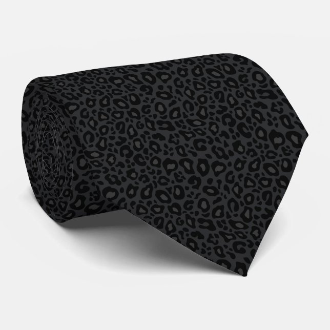 Gravata leopard pattern (Rolled)