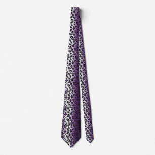 GRAVATA LEOPARDO ROXO