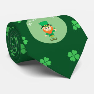 Gravata Leprechaun Irlandês & 4 Dia de São Patrício de Clo