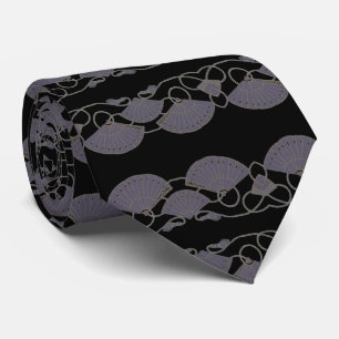 Gravata Leque Roxo Elegante