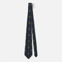 Leques Elegantes Art Deco / Azul Marinho e Dourado