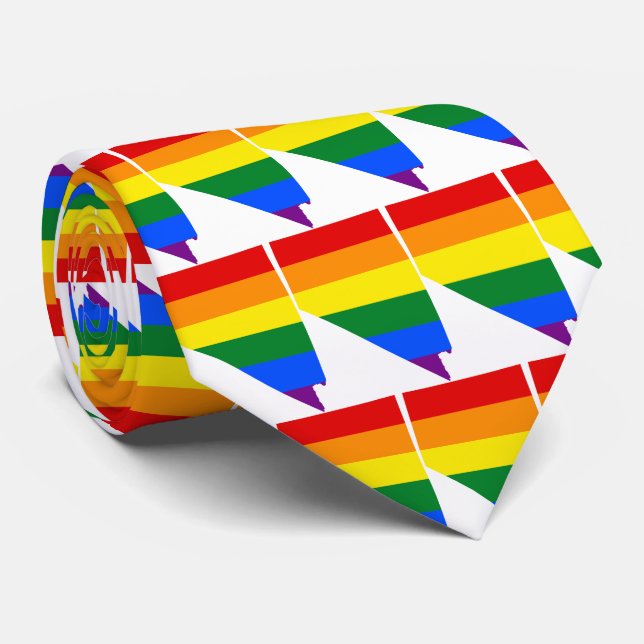 GRAVATA LGBTQ NEVADA PRIDE TIE (Rolled)