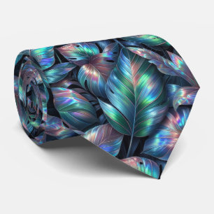 Gravata Life of the Party Folhas Tropicais Opal