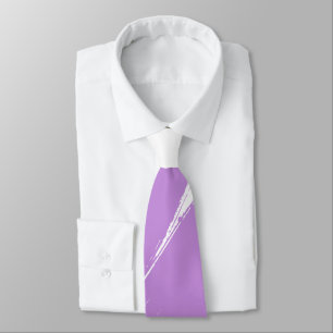 Gravata Lilac Brush Modern White Background