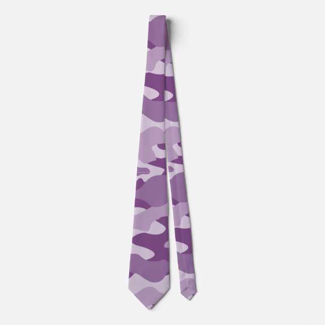 Gravata Lilac Monocolor Camo (Frente)