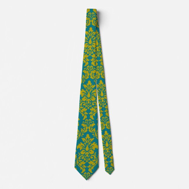 Gravata Limão Damask Tie (Frente)