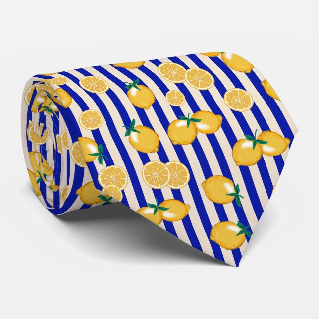 Gravata limão fresco (Rolled)
