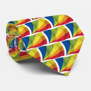 Gravata Lingua Franca Nova Flag Tie