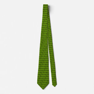 Gravata Linha de árvores - verde (669900)