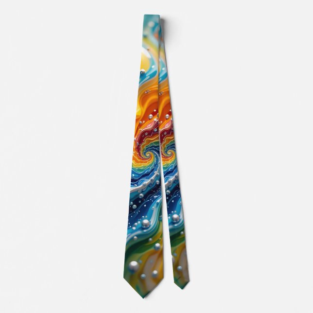 Gravata Liquid Color Necktie (Frente)