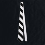 Gravata Listra preto e branco, diagonal<br><div class="desc">Listra preto e branco,  diagonal.</div>