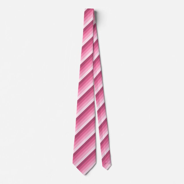 Gravata Listras de sombra rosa (Frente)
