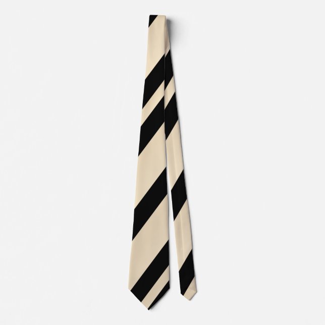 Gravata Listras diagonais bege ombre multi (Frente)