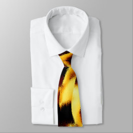 Gravata Listras torcidas queimadas amarelas parecem veloze