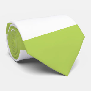 Gravata Listras Verdes, Listras Brancas, Padrão Lachado