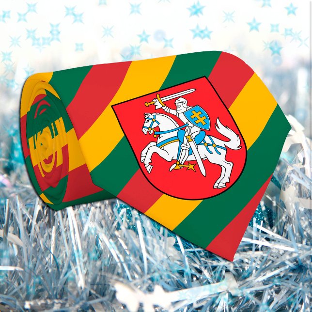 Gravata Lituânia Gravatas, moda Lituânia Bandeira (Criador carregado)