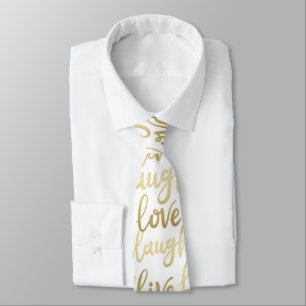 Gravata Live Laugh Love
