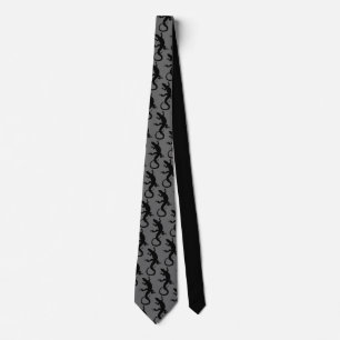 Gravata Lizard Art Tie Legal Reptile Gifts & Lizard Roupa