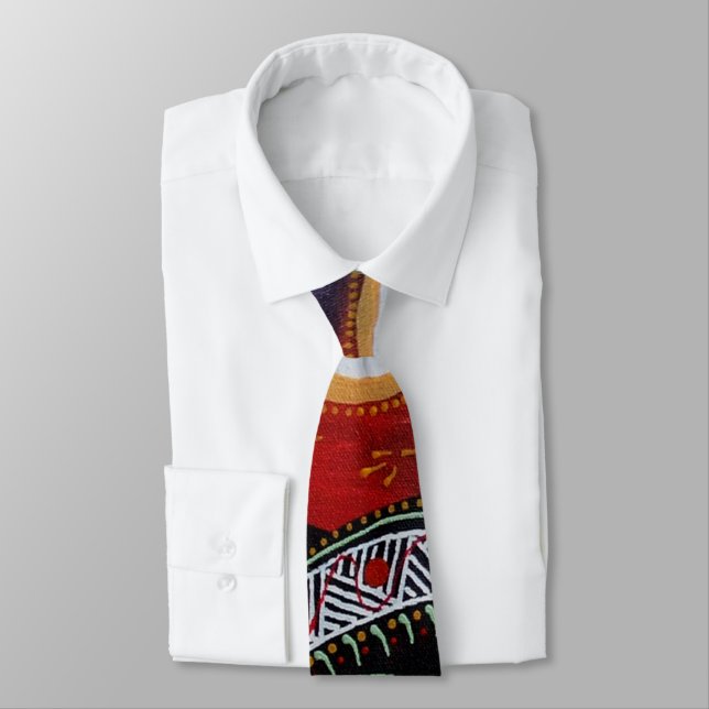 Gravata Lizard Sun Aboriginal Tie (Amarrado)