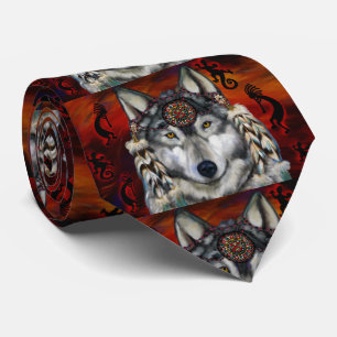 GRAVATA LOBO CINZA