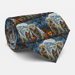 Gravata Lobo Hound Halloween Assustador
