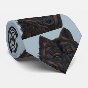Gravata Lobo Preto