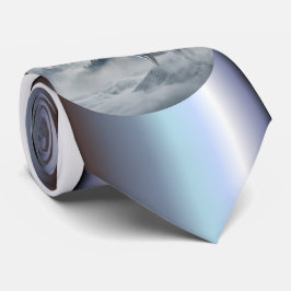 Gravata Lobos na paisagem nevado do inverno