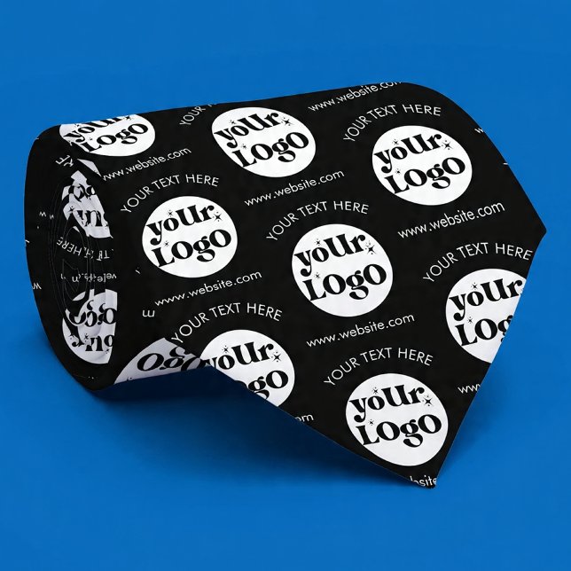 Gravata Logotipo de empresa personalizado (Criador carregado)